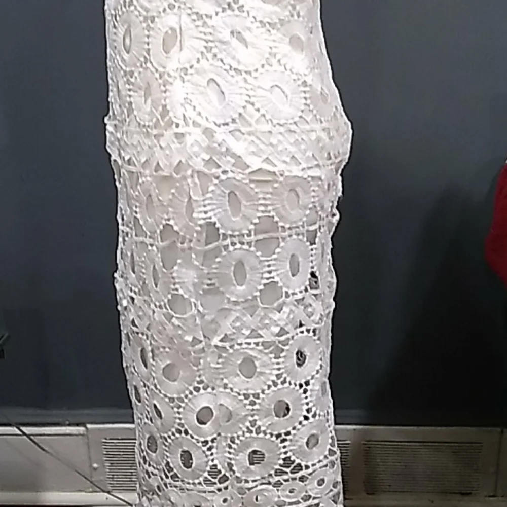 Taylor white lace dress size 2 - Picture 5 of 12
